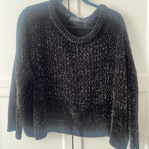 Vero Moda Chenille Black Sweater